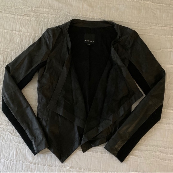 Trouvé Leather Jacket- Real Leather! - Picture 2 of 8
